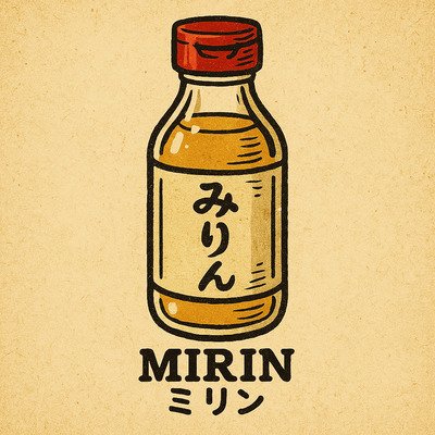 bottiglietta di mirin