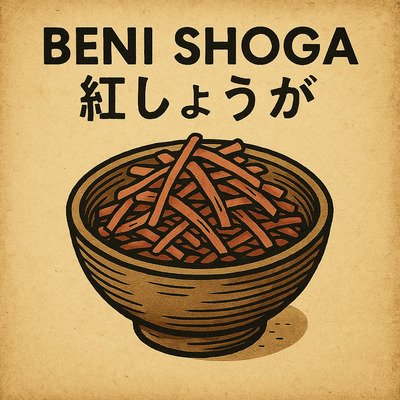 ciotola di zenzero BENI SHOGA