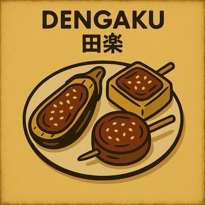 DENGAKU (田楽) CON MELANZANE, TOFU E KONNYAKU